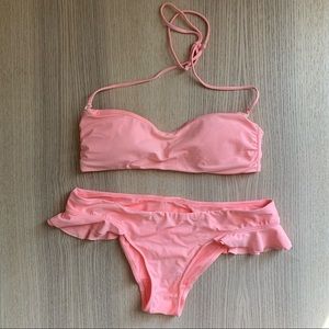 Zara ruffles bikini set